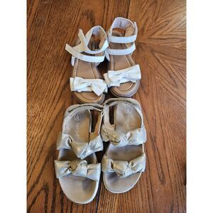 Bundle Toddler Girls size 9 summer Spring shoes Sandals